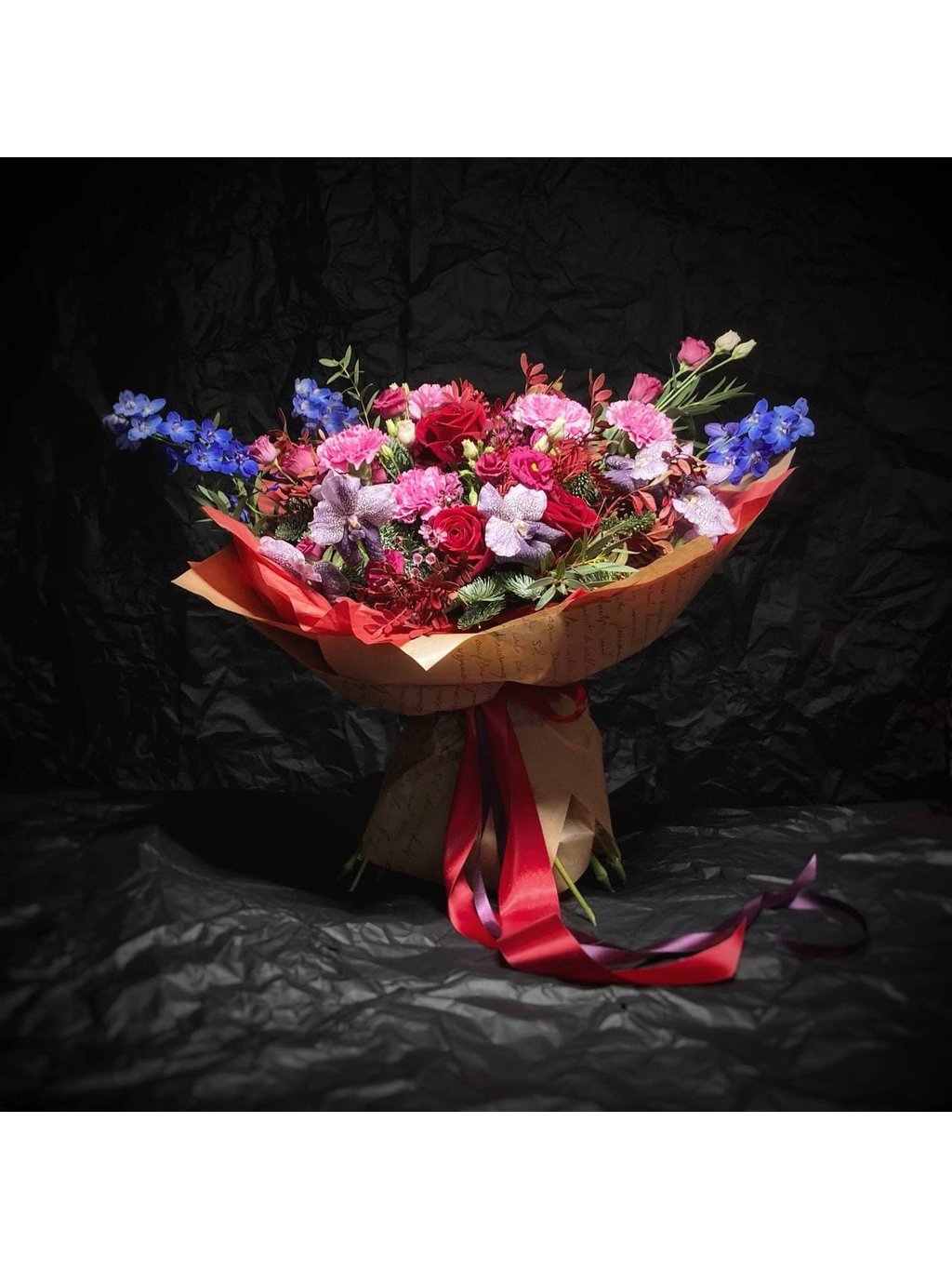 Mixed Flower Bouquet with Orchid