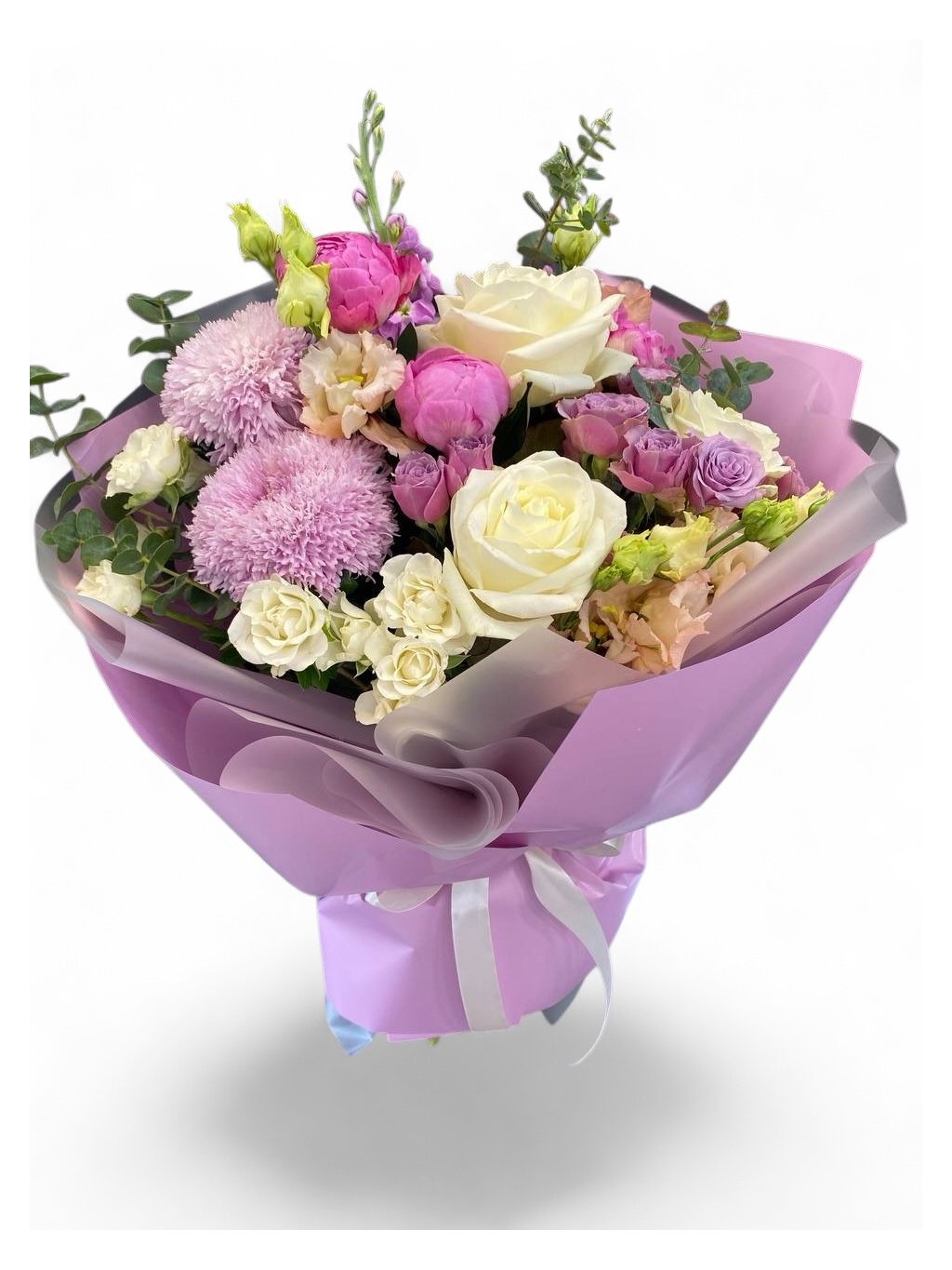 Mixed Bouquet with Peonies – Deluxe